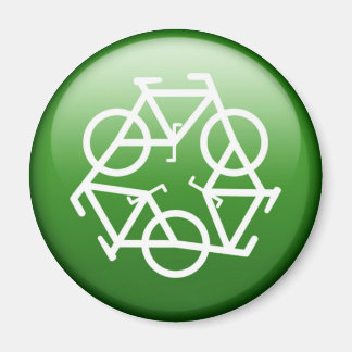 ReBicycle Green Magnet