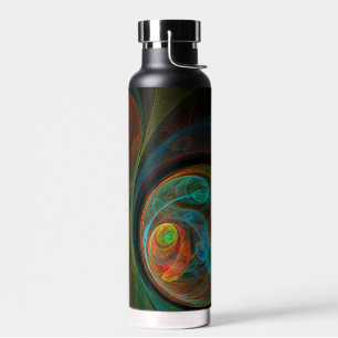 Rebirth Abstract Art Water Bottle
