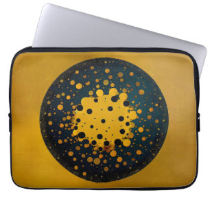 Rebirth – Abstract Circle Of Emergence Laptop Sleeve