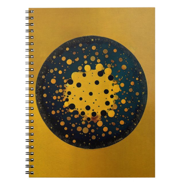 Rebirth – Abstract Circle Of Emergence Notebook (Front)