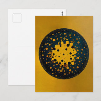 Rebirth – Abstract Circle Of Emergence Postcard