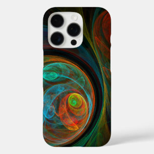Rebirth Blue Abstract Art iPhone 16 Pro Case