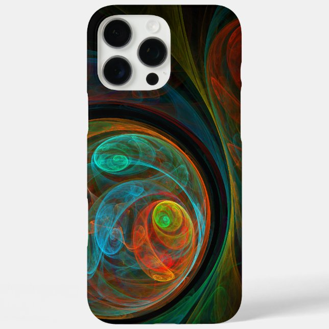 Rebirth Blue Abstract Art iPhone 6 Case (Back)