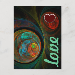 Rebirth Blue Love Postcard