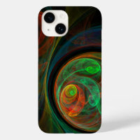 Rebirth Green Abstract Art