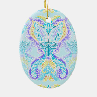 Rebirth, New age, meditation, boho, hippie Ceramic Tree Decoration