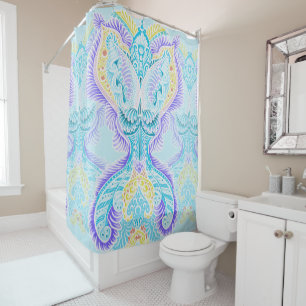 Rebirth, New age, meditation, boho, hippie Shower Curtain