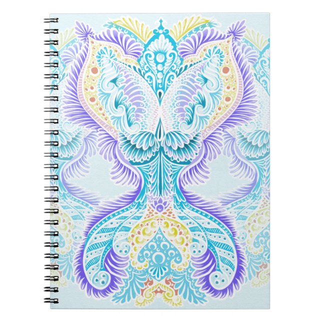 Rebirth, New age, meditation, boho, hippie Spiral Notebook (Front)