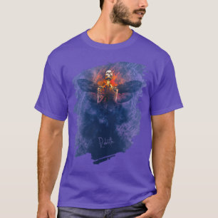 Rebirth. Skeleton with wings rising up T-Shirt