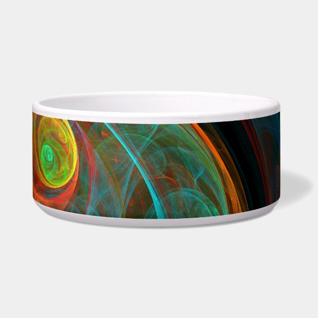 Rebirth Spiral Modern Cosmic Abstract Art (Front)
