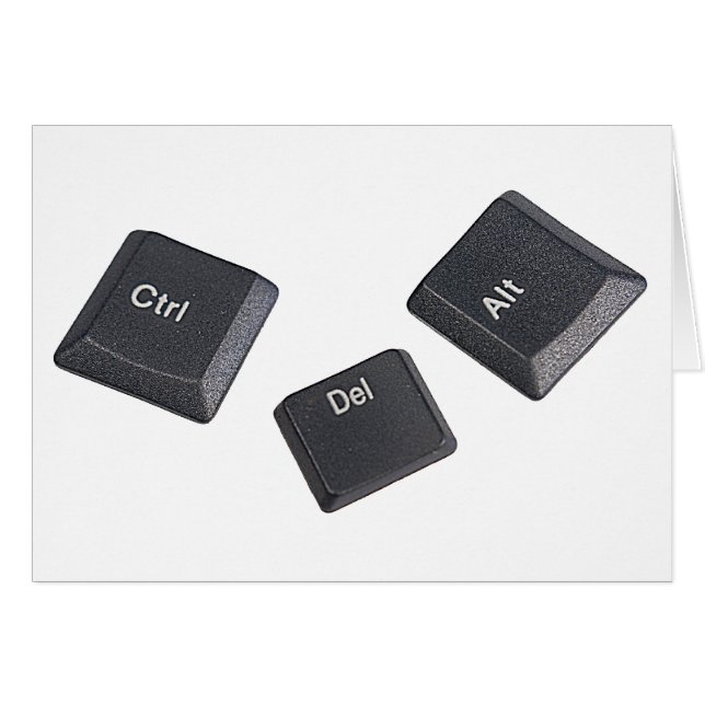 Reboot Computer Keys (Front Horizontal)