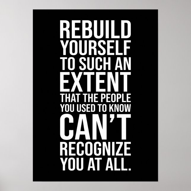 Rebuild Yourself Poster (Front)