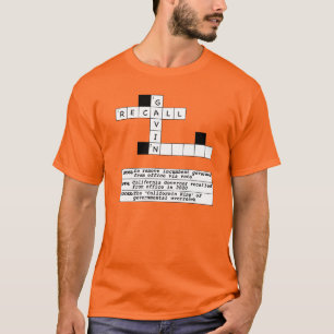 Recall Gavin Crossword men's T-Shirt