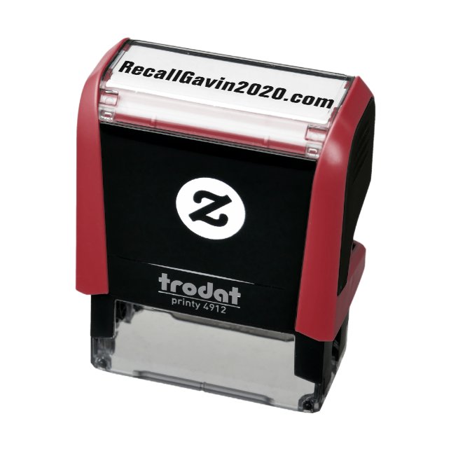 Recall Gavin Newsom 2020 Self-inking Stamp (Product)