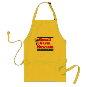 Recall Gavin Newsom Apron