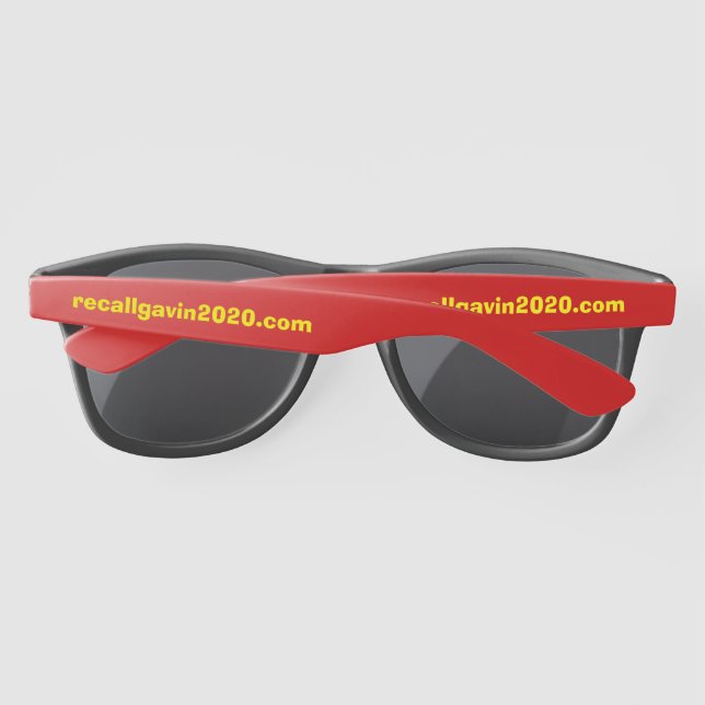 Recall Gavin Newsom Shades (Back)