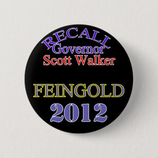 Recall Scott Walker 6 Cm Round Badge