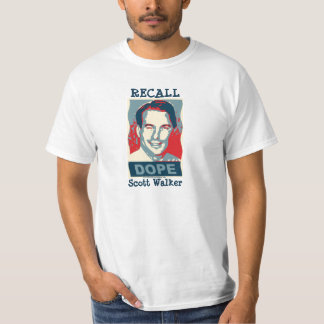 Recall Scott Walker T Shirt