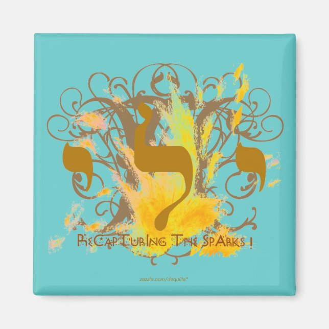 RECAPTURING SPARKS ~ TURQUOISE MAGNET (Front)