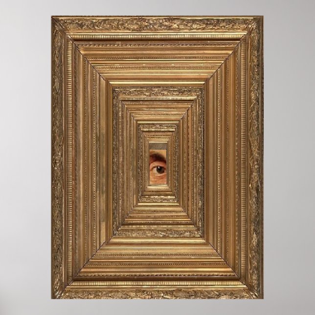 Receding Eye Design Poster (Front)