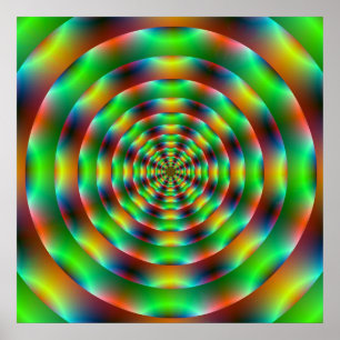 Receding Rings  Poster
