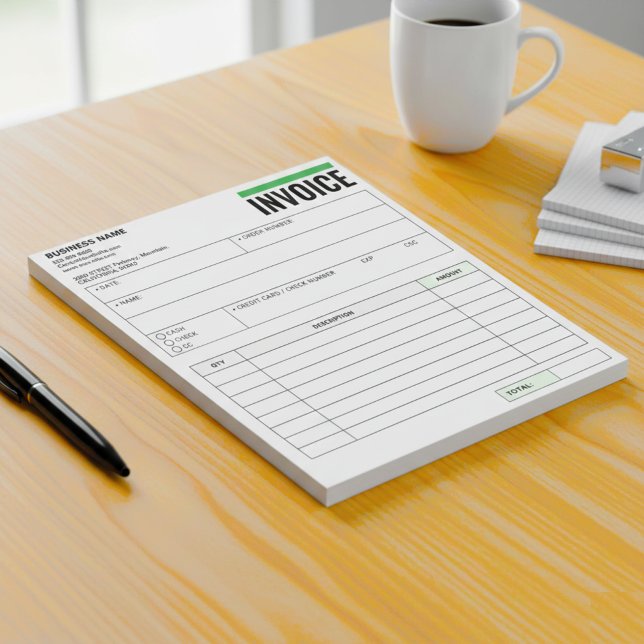 Receipt Books, Invoice Booklet for Small Business Notepad (Custom Sales Receipt Books)