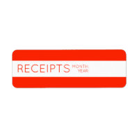 Receipt Organisation Labels