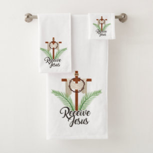 Receive Jesus Bath Towel Set