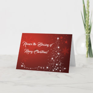Receive the Blessing of Merry Christmas Card