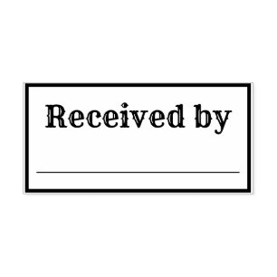 Received By Rubber Stamp