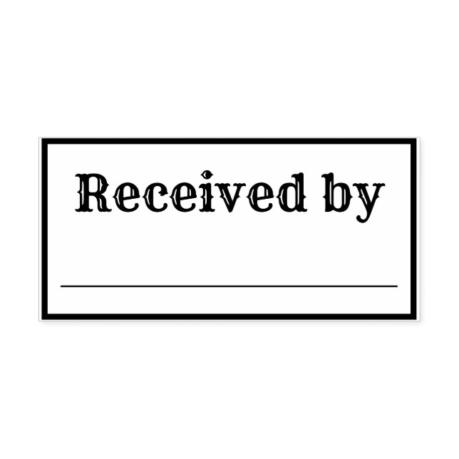 Received By Rubber Stamp (Imprint)