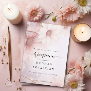 Recepción Margarita Rosa Rubor Pálido Enclosure Card