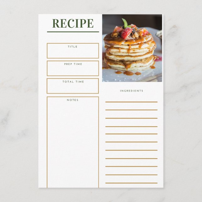 Recepie and menu (Front)