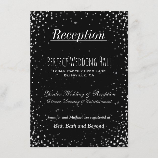 Reception Card | Starry Night (Front)