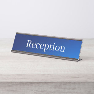 Reception Desk Name Plate