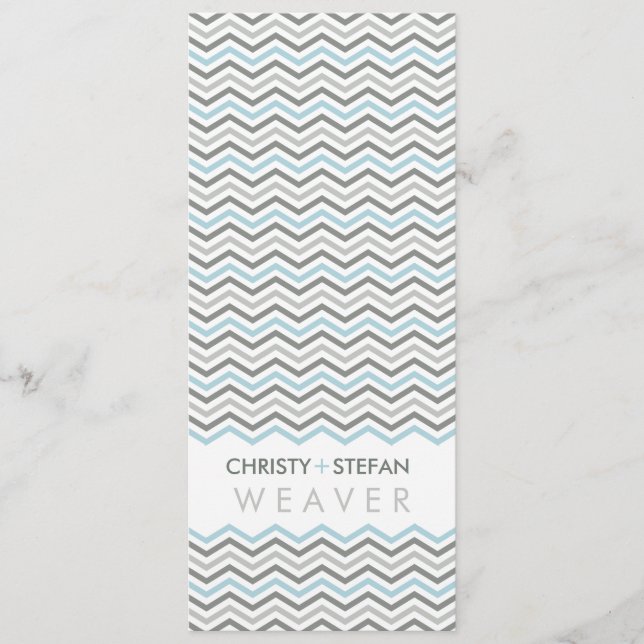 RECEPTION DINNER MENU :: chevron1 3 (Front)