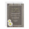 Reception Only Rustic Daisy Wedding Invitations