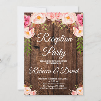 Reception Party, Reception Dinner Invitation