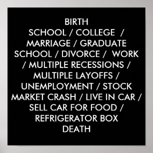 RECESSION POSTER #1: The Life List