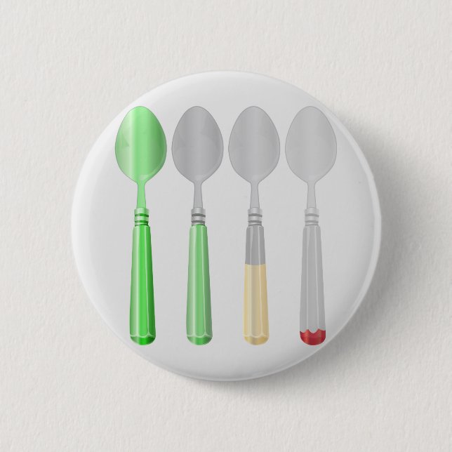 Recharge 6 Cm Round Badge (Front)