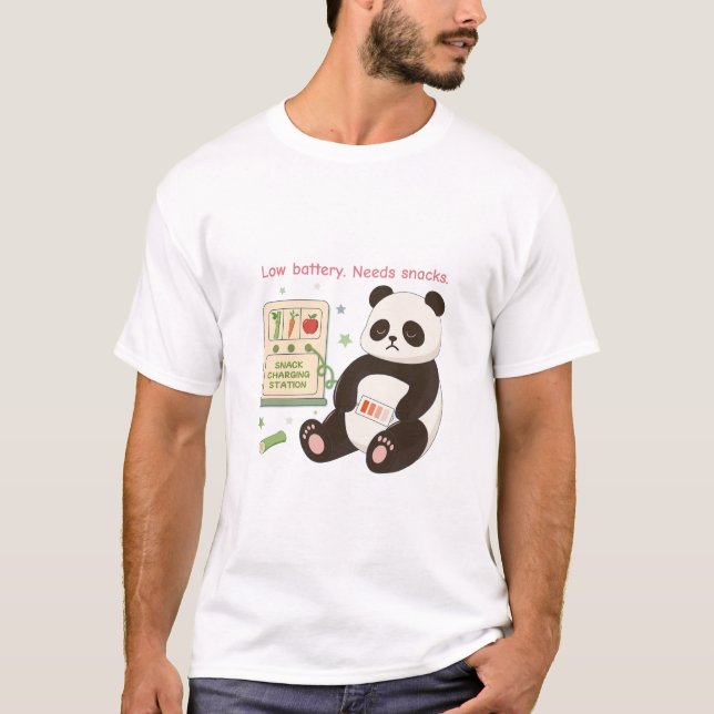 Recharge with Bamboo Snacks T-Shirt (Front)
