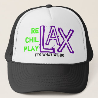 rechillplay lax trucker hat