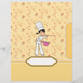 Recipe Binder Chapter Divider with Kitchen Art