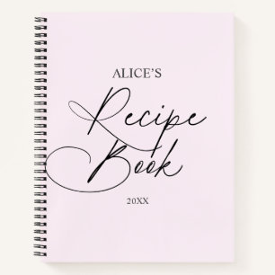 Recipe Book Script Handwriting