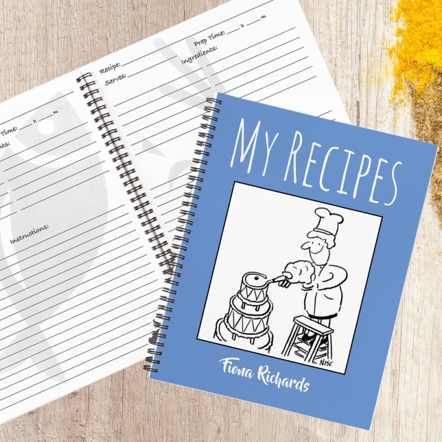 Recipe Book with Owner's Name (Cake Maker Recipe Book)