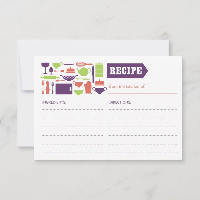 Recipe card (Front)