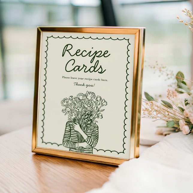 Recipe Card Fresh Off The Market Bridal Sign (Creator Uploaded)