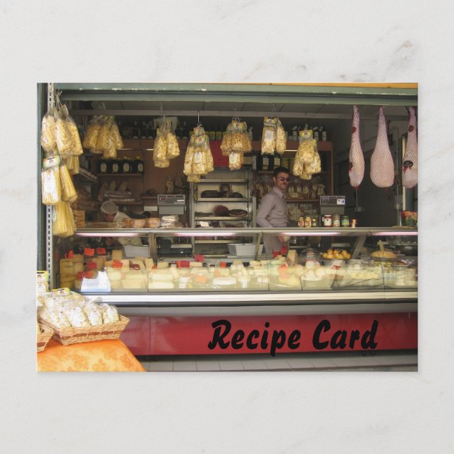 Recipe Card Gift Set - Italian Cheese (Front)
