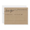 Recipe Card on Rustic Kraft Background