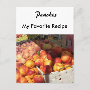 Recipe Card - Peaches